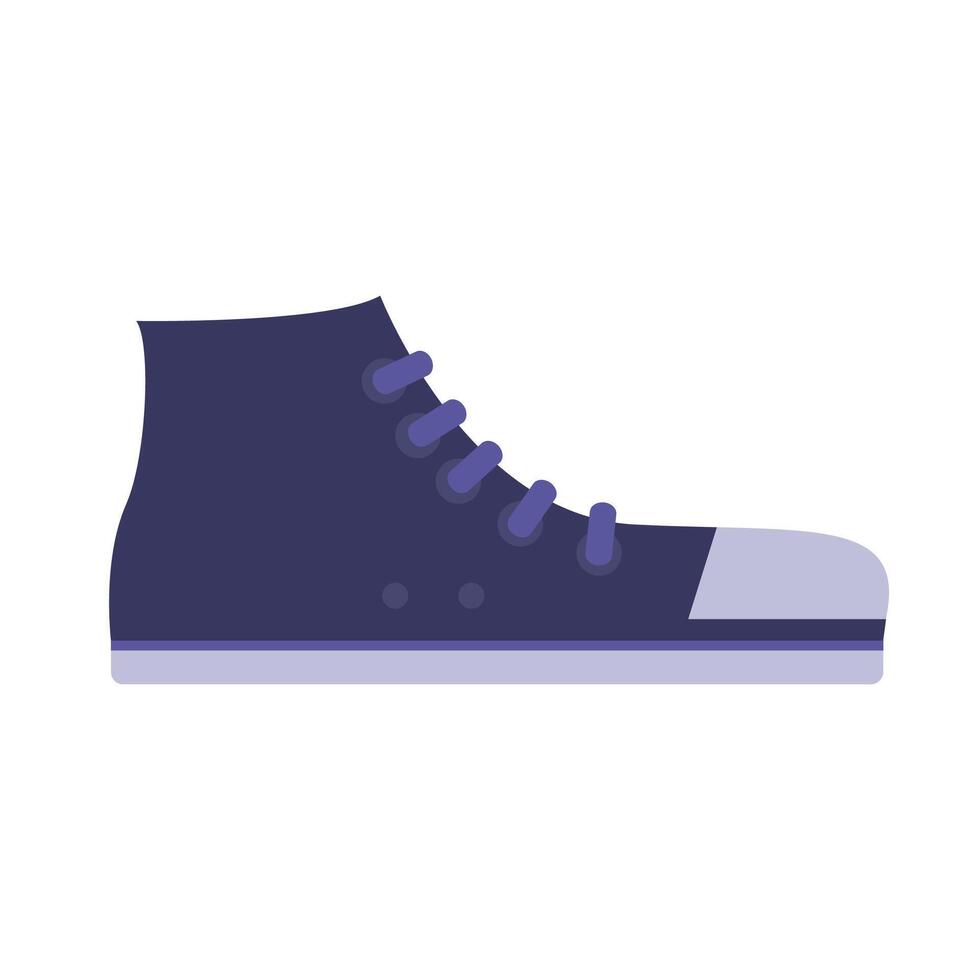 blu sneaker icona vettore illustrazione