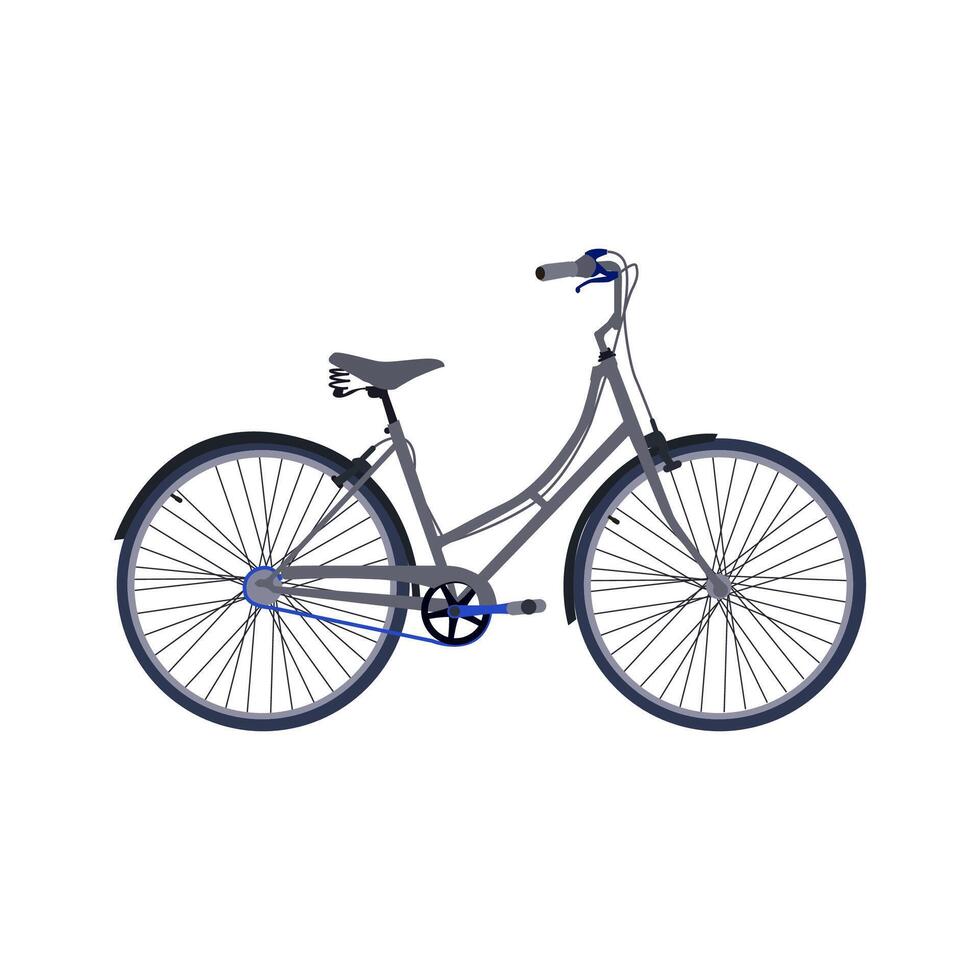 cartone animato bicicletta icona vettore illustrazione