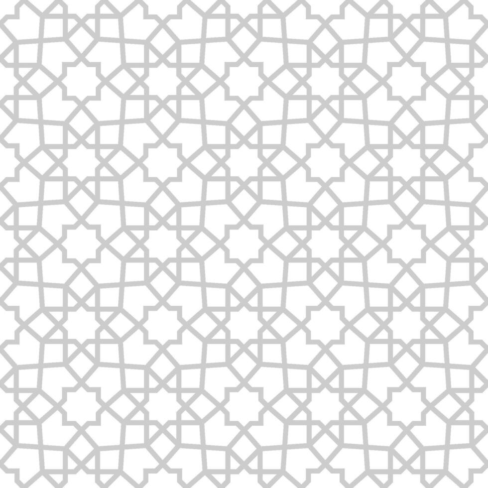 senza soluzione di continuità astratto geometrico modello nel islamico stile vettore