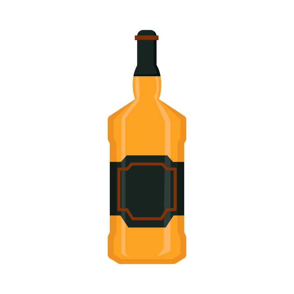 bottiglia alcool bevanda illustrazione vettore