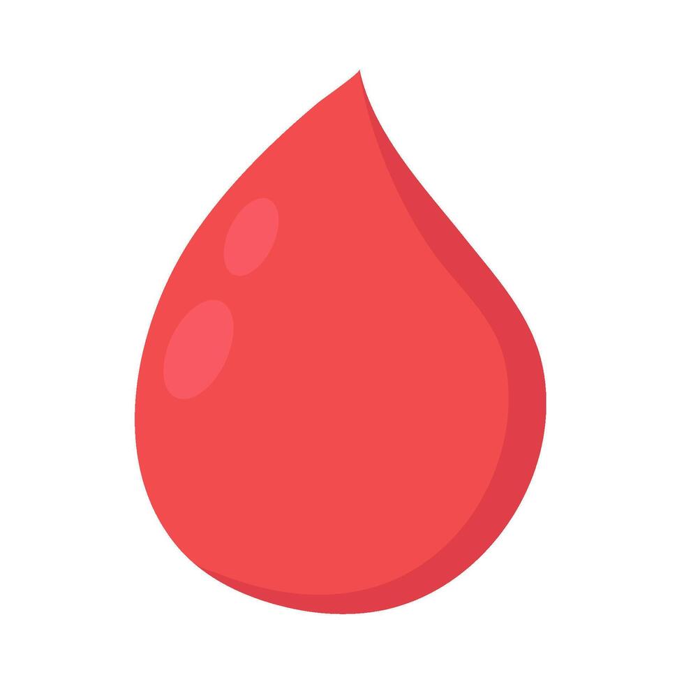 sangue rosso illustrazione vettore