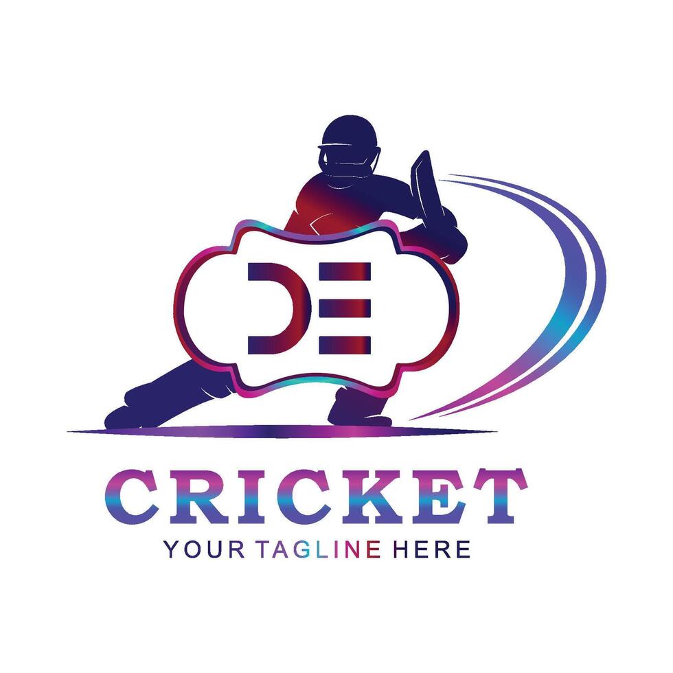 de cricket logo, vettore illustrazione di cricket sport.