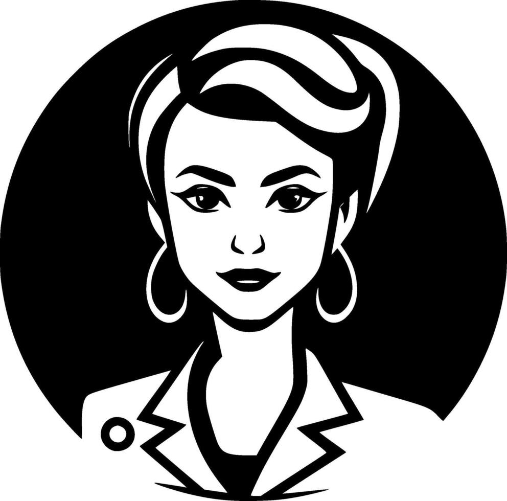 infermiera - alto qualità vettore logo - vettore illustrazione ideale per maglietta grafico
