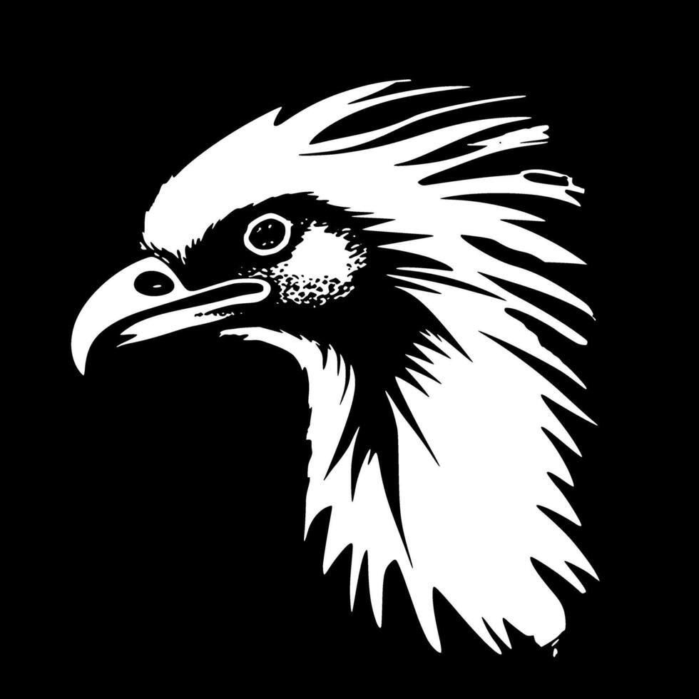 avvoltoio - minimalista e piatto logo - vettore illustrazione