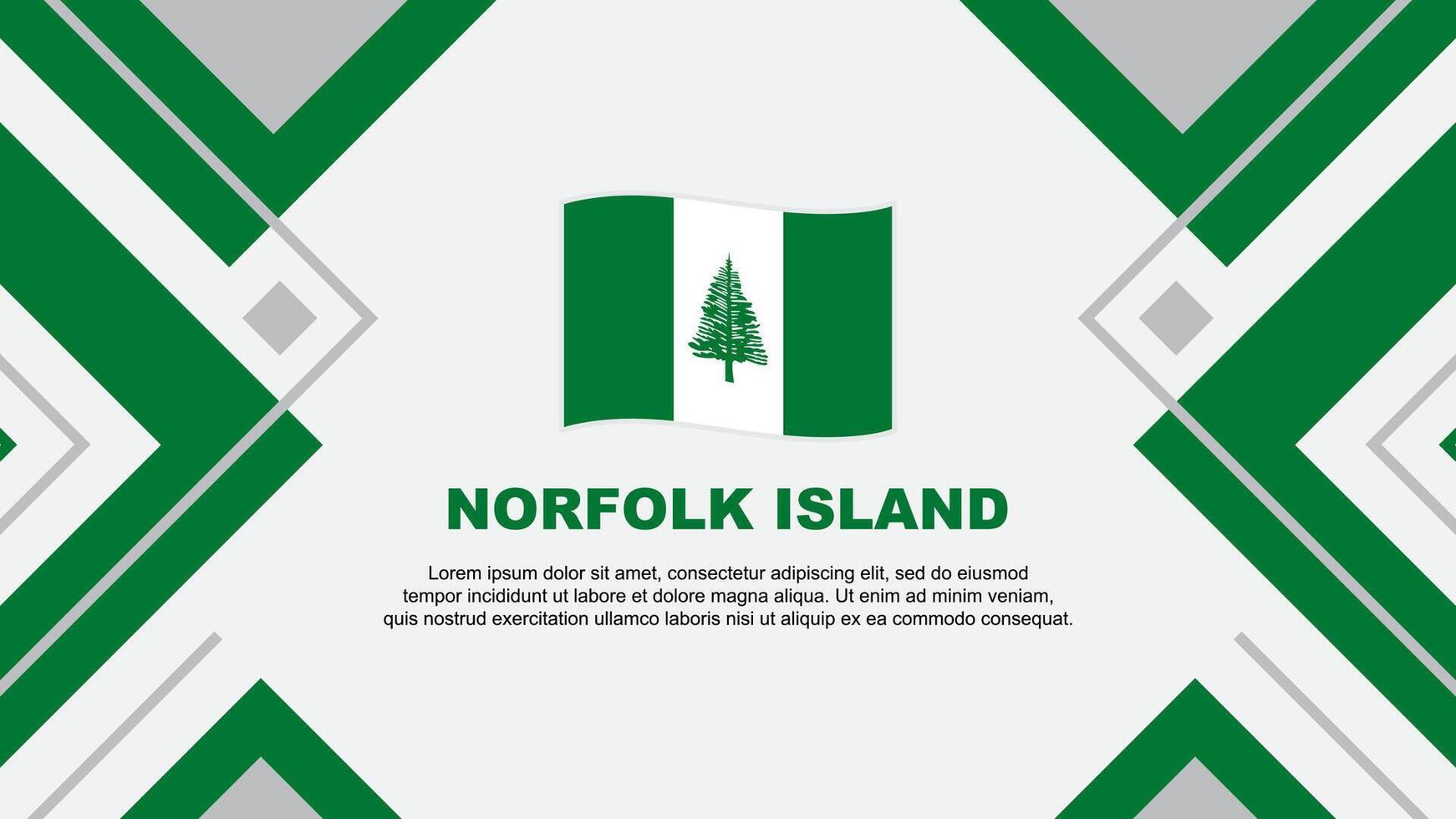 norfolk isola bandiera astratto sfondo design modello. norfolk isola indipendenza giorno bandiera sfondo vettore illustrazione. norfolk isola illustrazione
