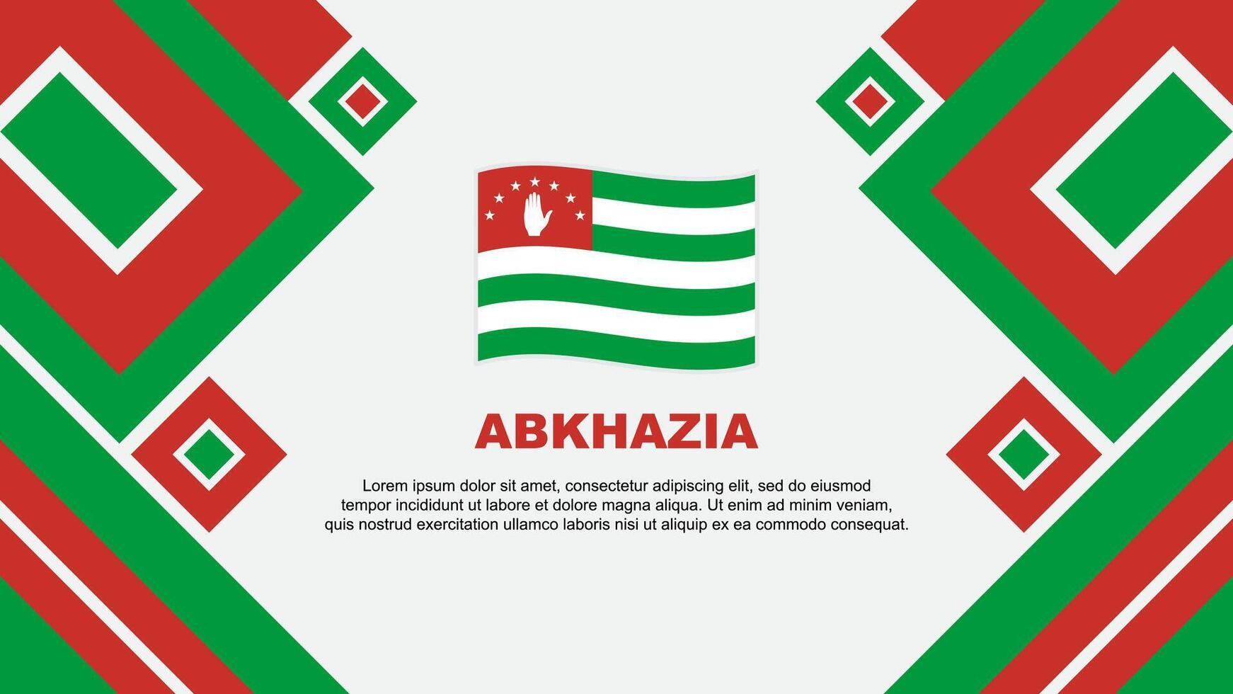 abkhazia bandiera astratto sfondo design modello. abkhazia indipendenza giorno bandiera sfondo vettore illustrazione. abkhazia cartone animato