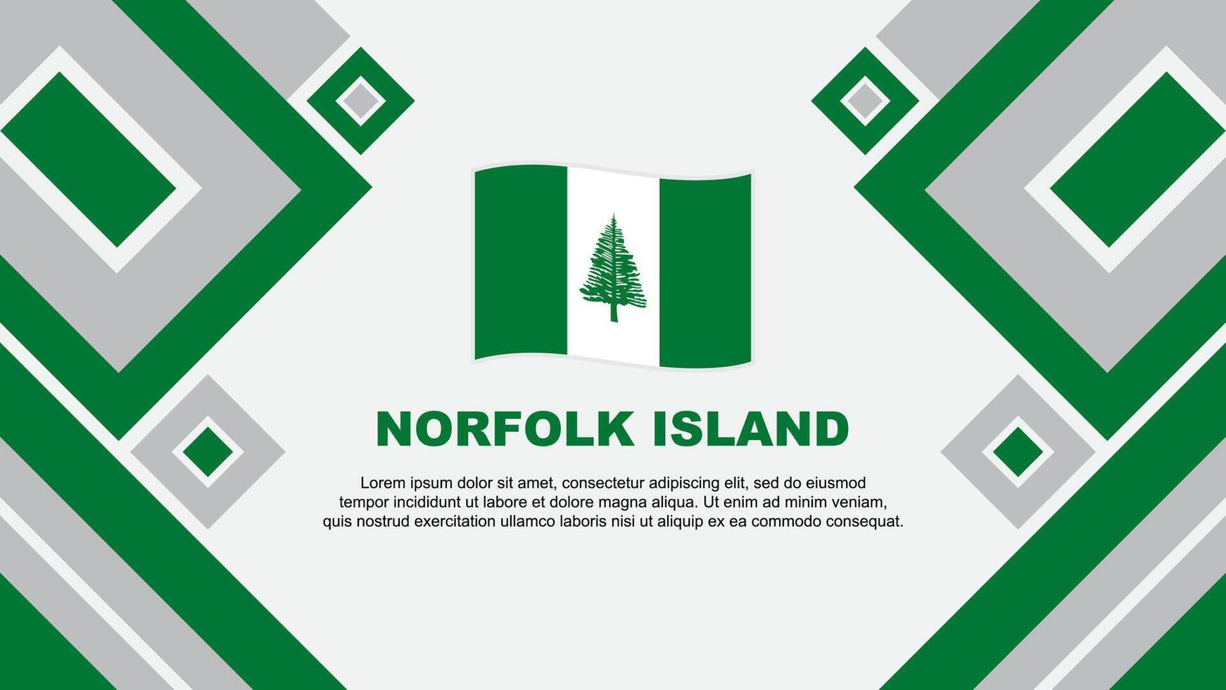 norfolk isola bandiera astratto sfondo design modello. norfolk isola indipendenza giorno bandiera sfondo vettore illustrazione. norfolk isola cartone animato