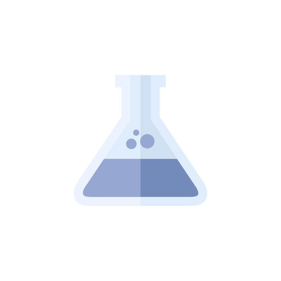 coppa icona nel piatto colore stile. laboratori ricerca scienza biologia chimico chimico vettore