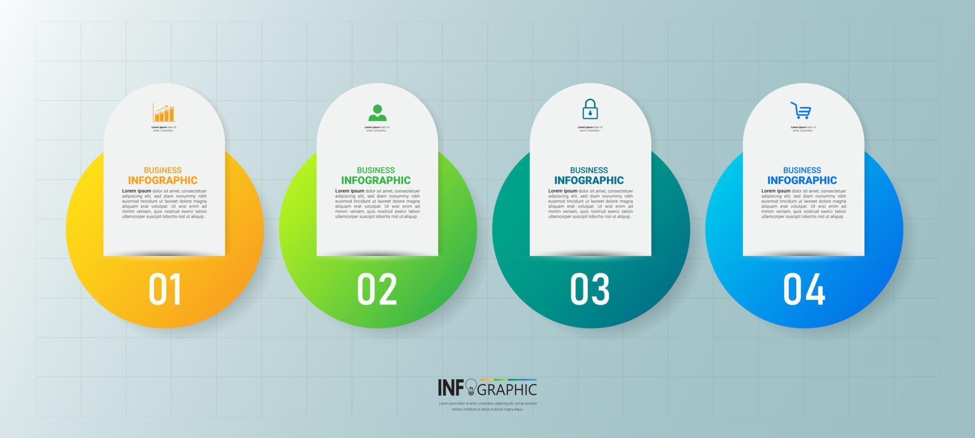 modello di progettazione di elementi infografici vettore