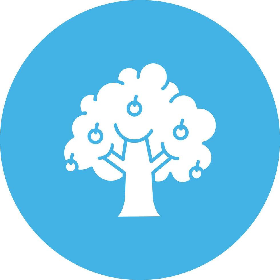 frutta albero icona vettore Immagine. adatto per mobile app, ragnatela applicazioni e Stampa media.