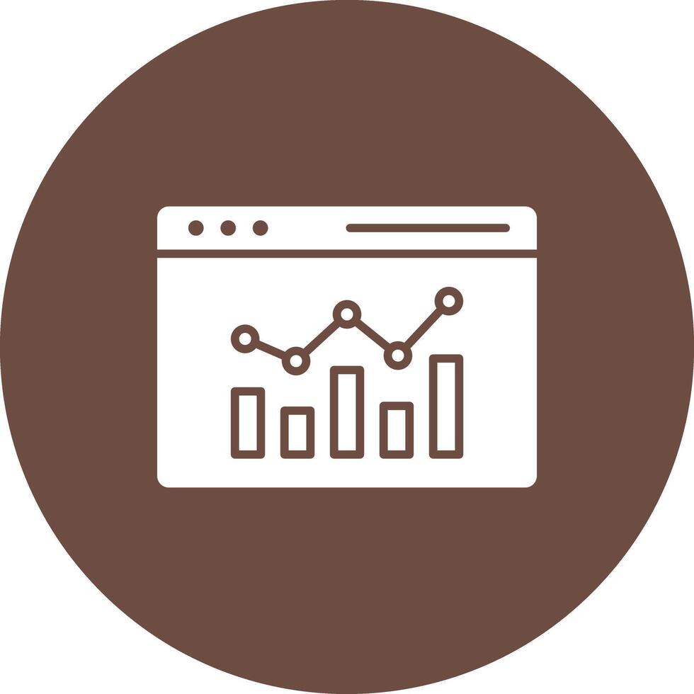 ragnatela pagina statistica icona vettore Immagine. adatto per mobile app, ragnatela applicazioni e Stampa media.