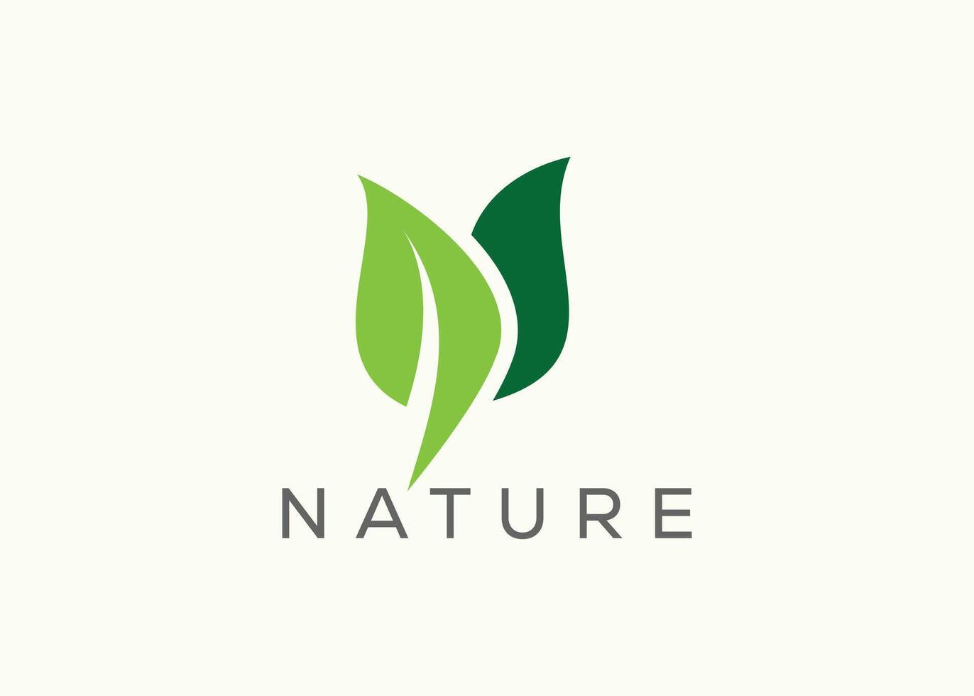 verde foglia logo design vettore modello. natura foglia vettore logo design