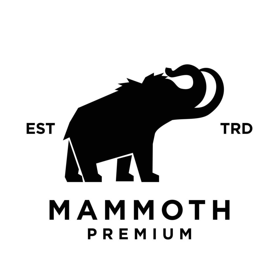 mammut logo icona design icona illustrazione vettore