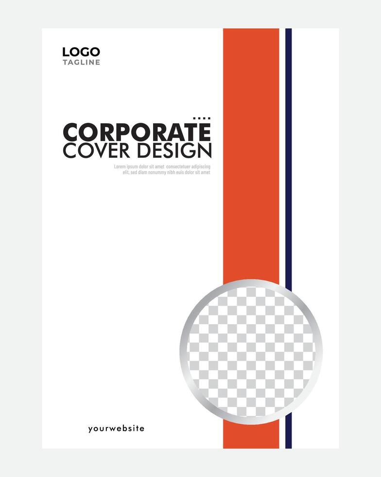 annuale copertina modello design vettore