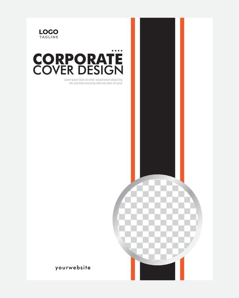 annuale copertina modello design vettore