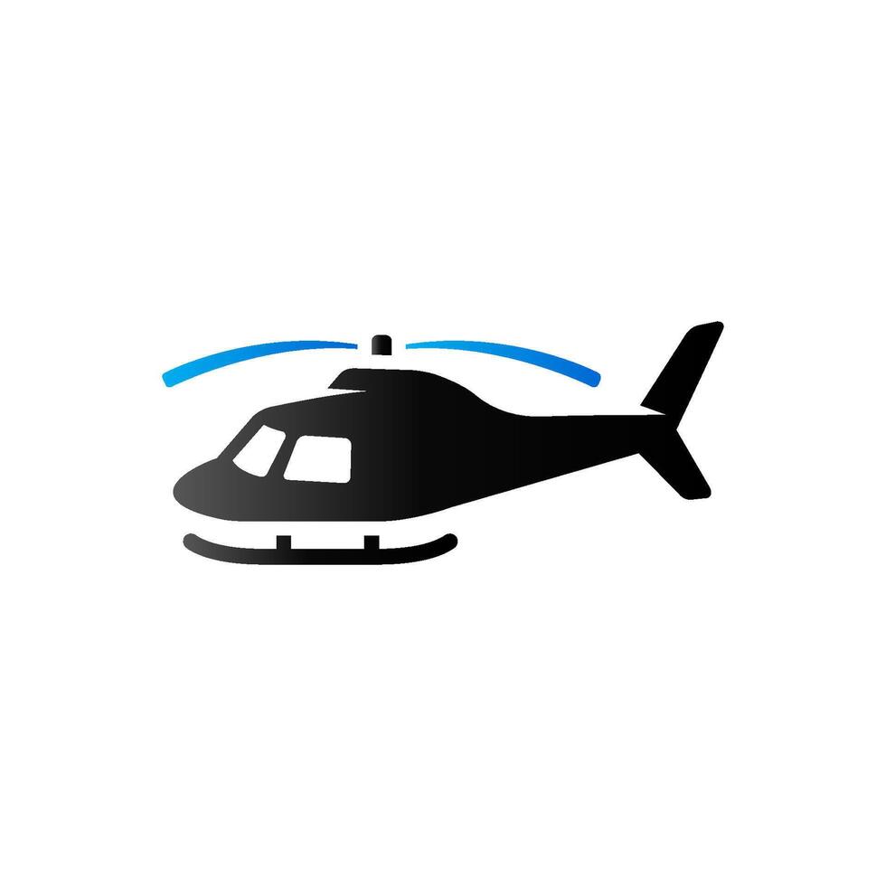elicottero icona nel duo tono colore. mezzi di trasporto aria aviazione vettore