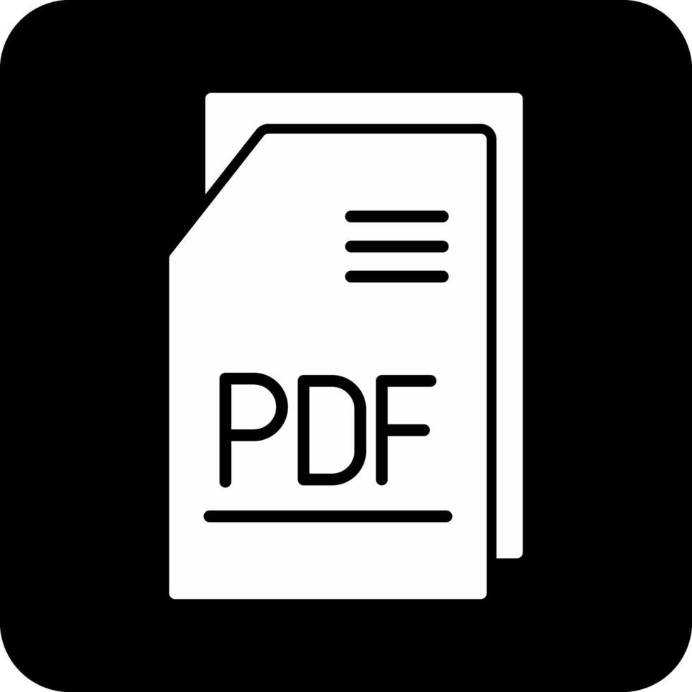 PDF file vecto icona vettore