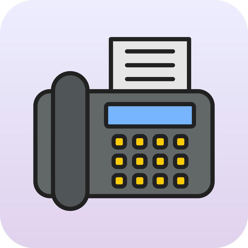 fax macchina vecto icona vettore