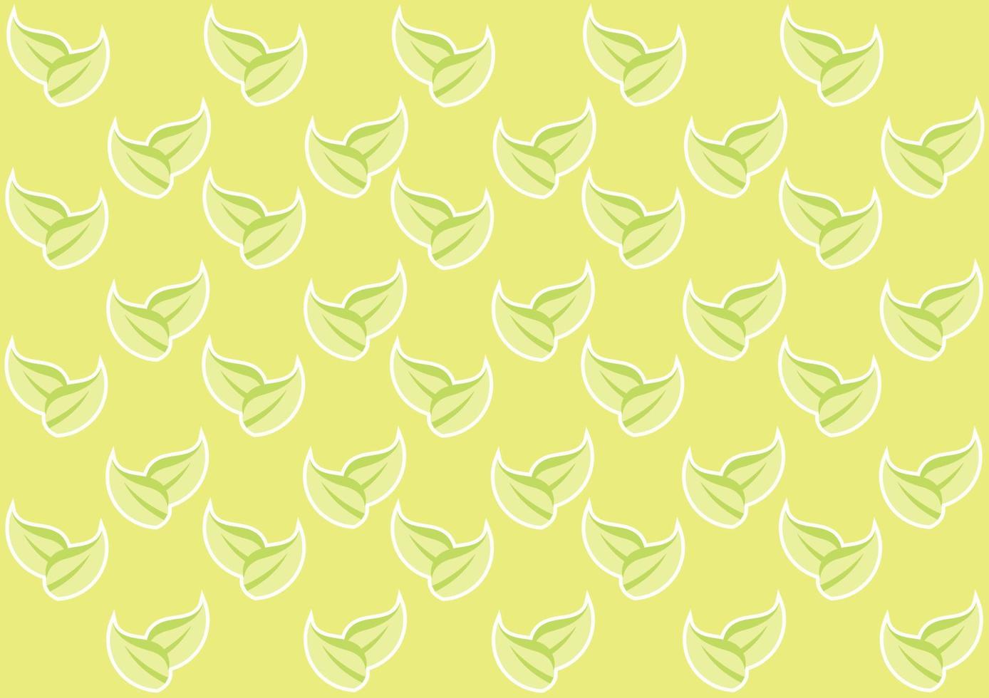 sfondo di foglie di tè fresco vettore