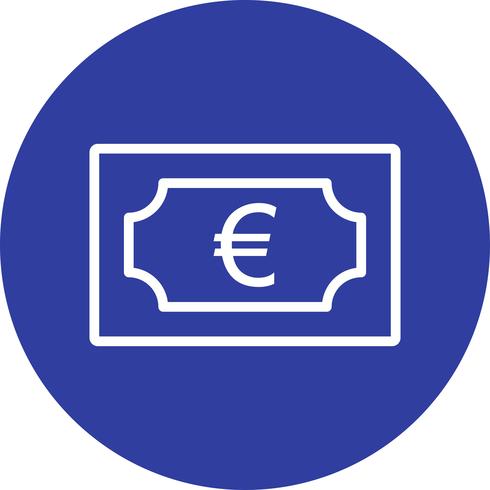 Icona di vettore di euro