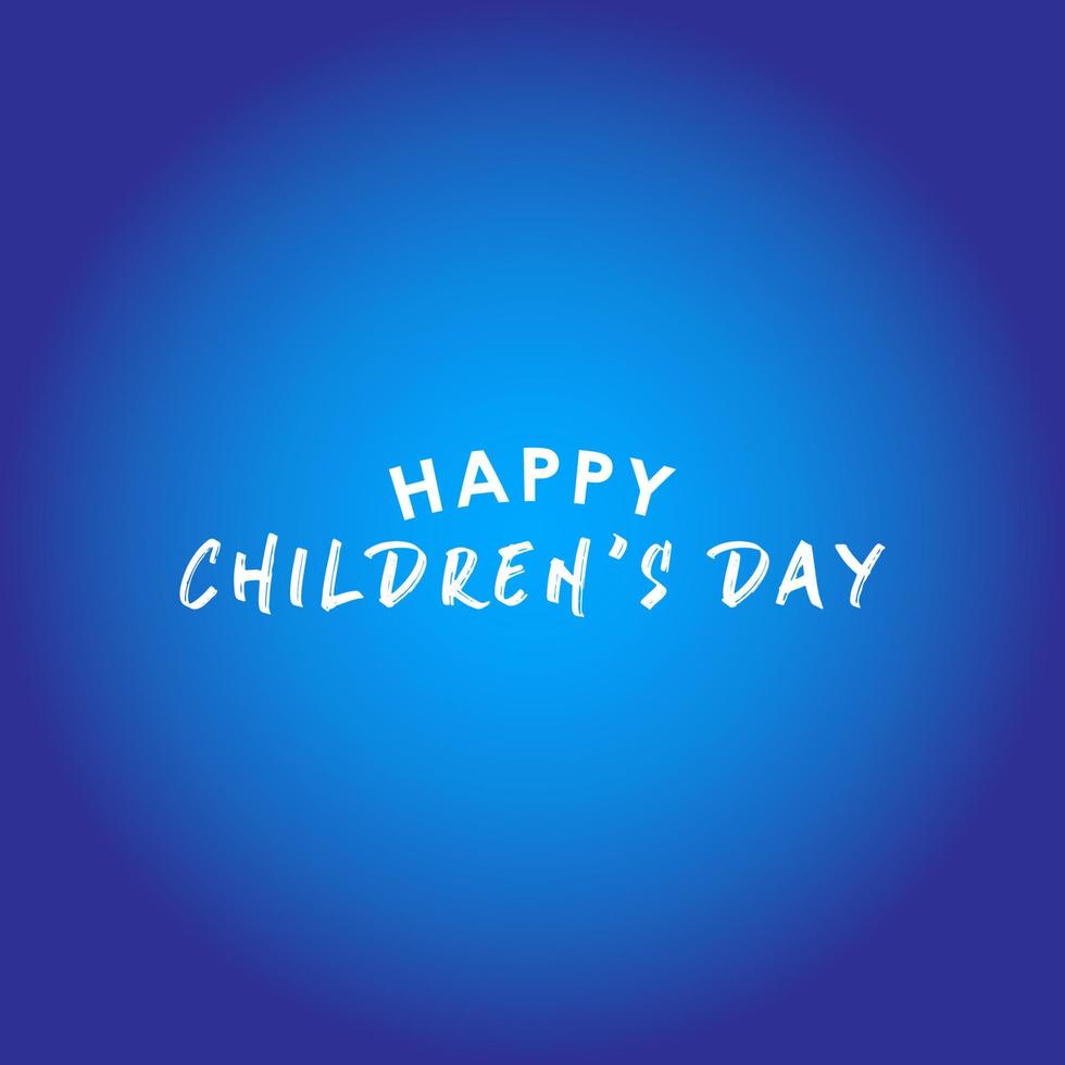 illustrazione vettoriale di giornata internazionale dei bambini. buona giornata dei bambini