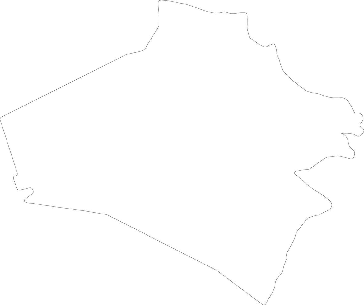 al-anbar Iraq schema carta geografica vettore