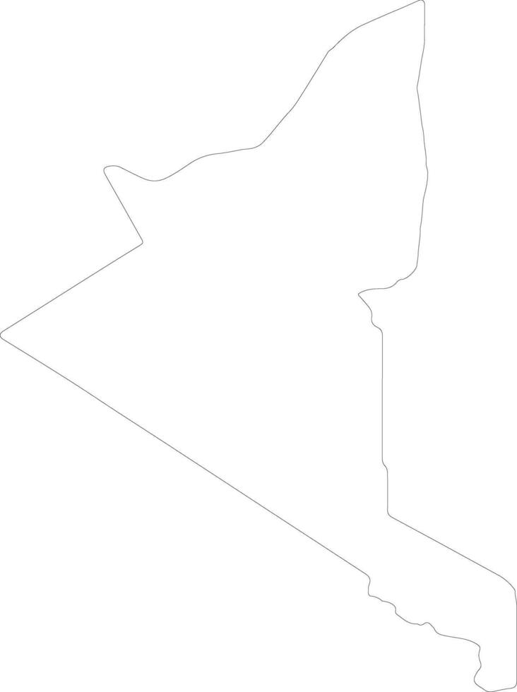 adrar algeria schema carta geografica vettore