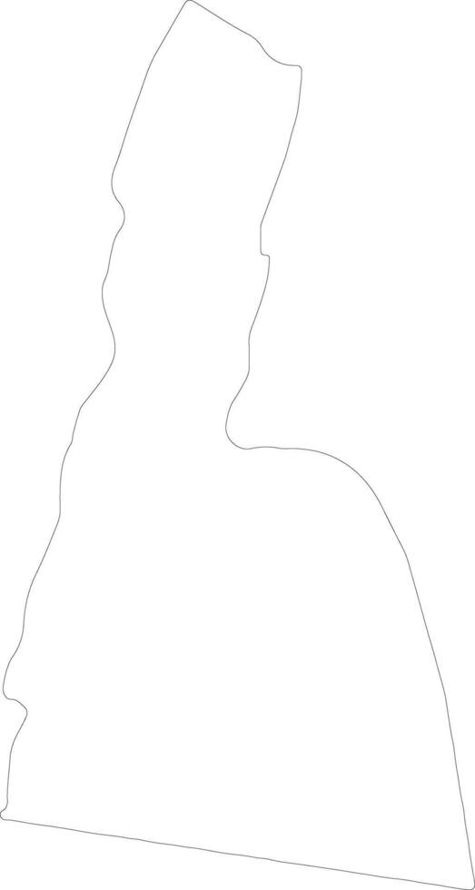 aqaba Giordania schema carta geografica vettore