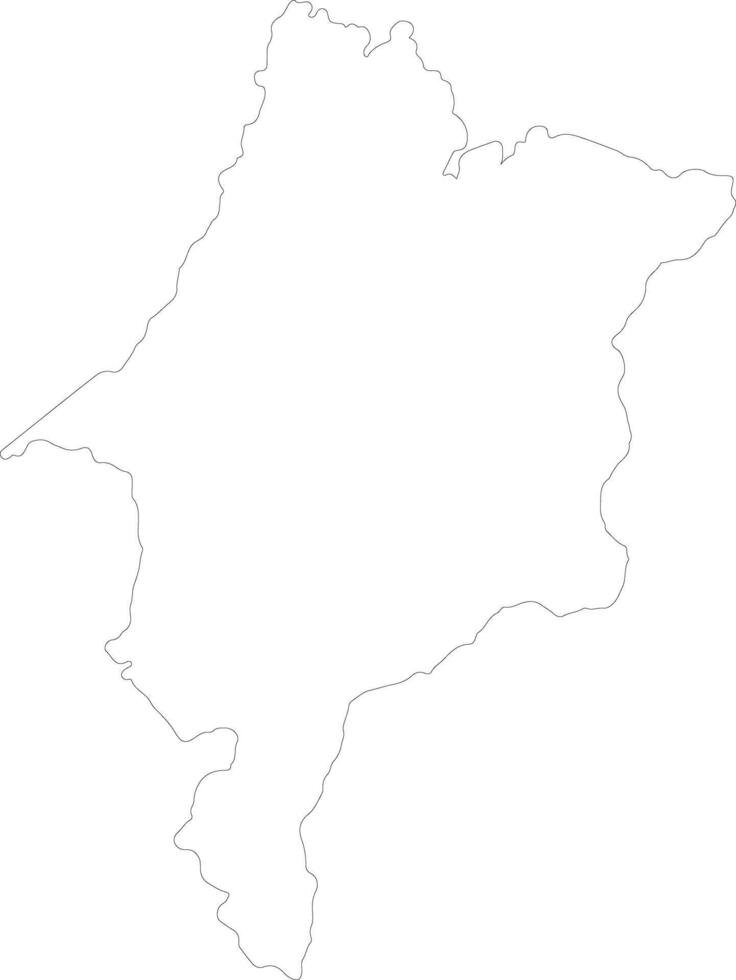 maranhao brasile schema carta geografica vettore