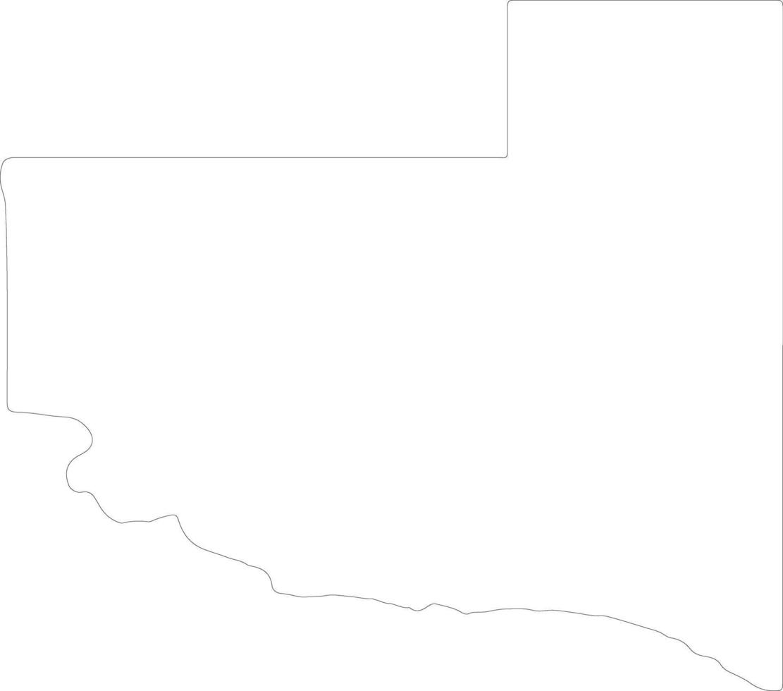 la pampa argentina schema carta geografica vettore