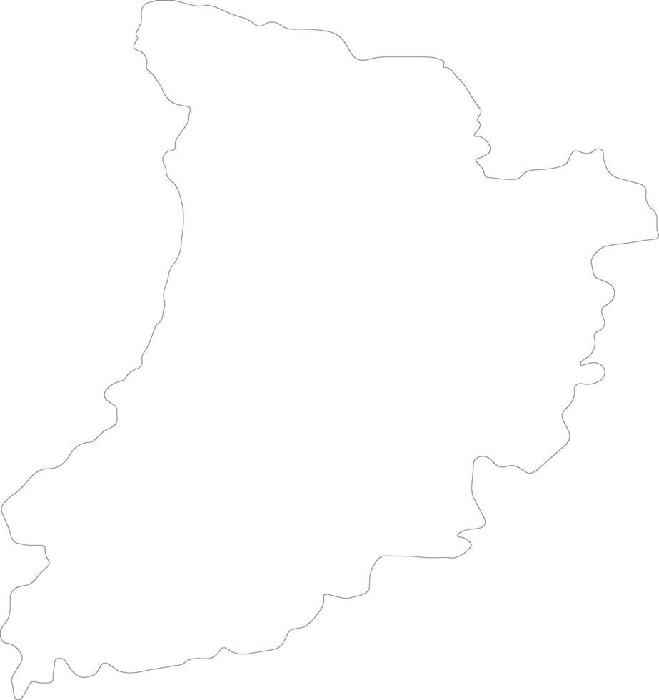 lerida Spagna schema carta geografica vettore