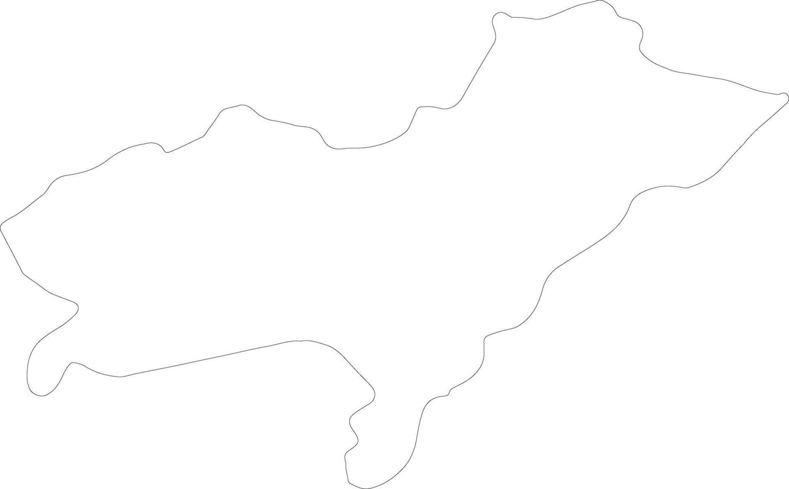 orano algeria schema carta geografica vettore