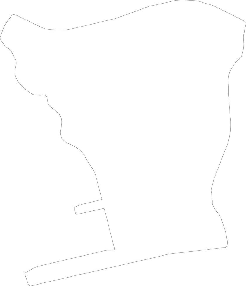 mono benin schema carta geografica vettore