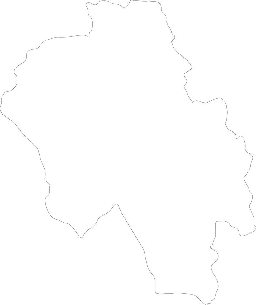 bago Myanmar schema carta geografica vettore