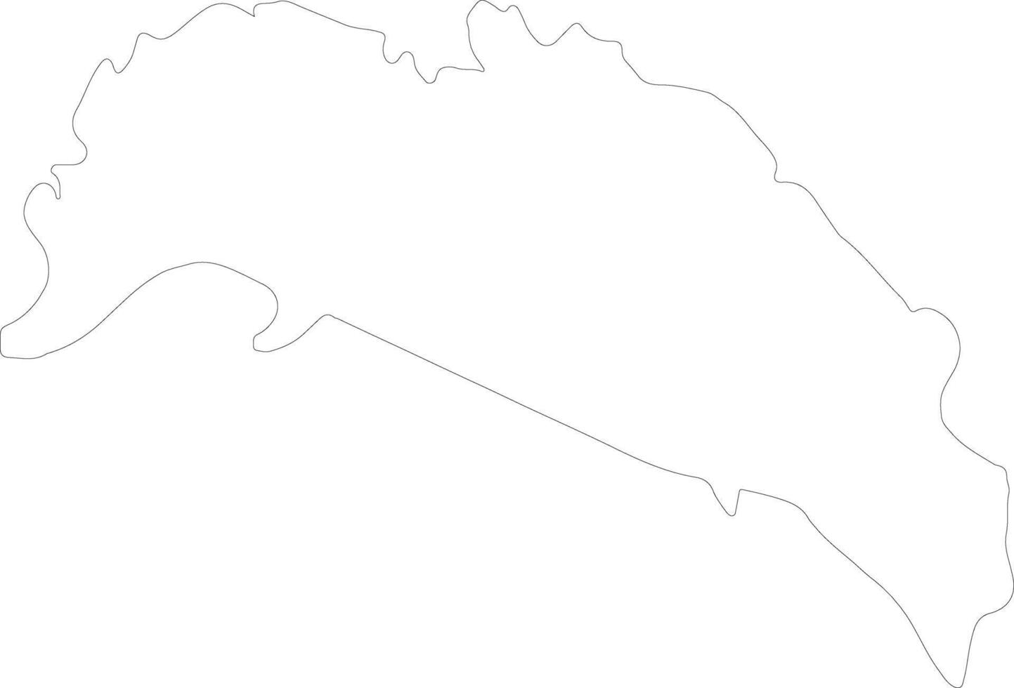 camarine norte Filippine schema carta geografica vettore