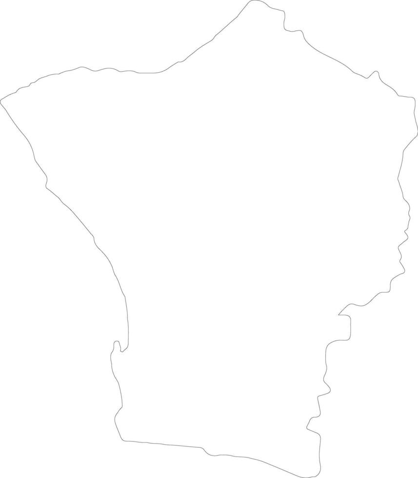 erongo namibia schema carta geografica vettore