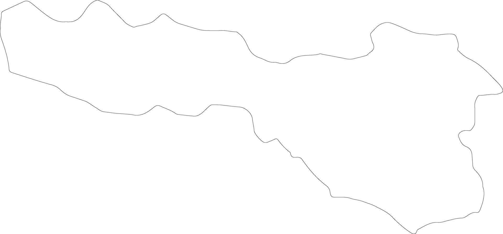 gostivar macedonia schema carta geografica vettore