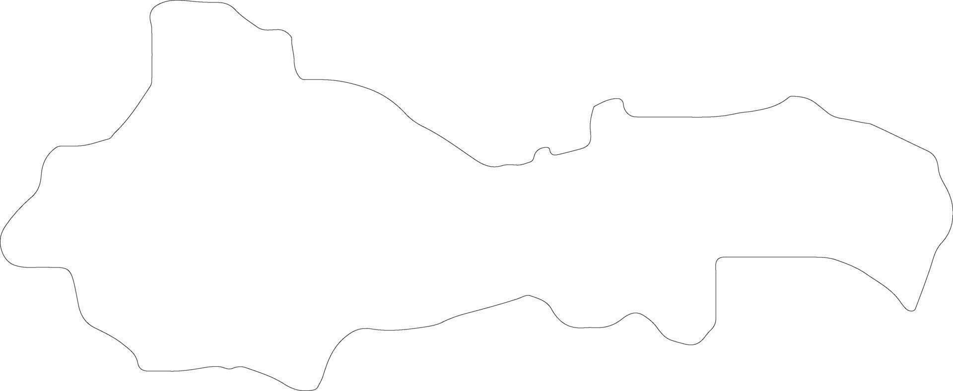 kratovo macedonia schema carta geografica vettore