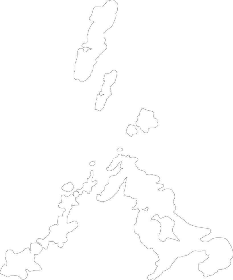 Nagasaki Giappone schema carta geografica vettore