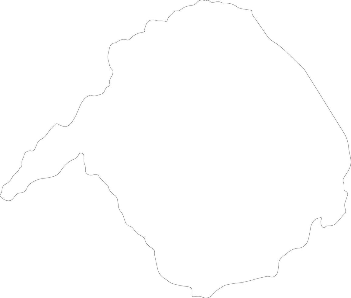 vakaga centrale africano repubblica schema carta geografica vettore