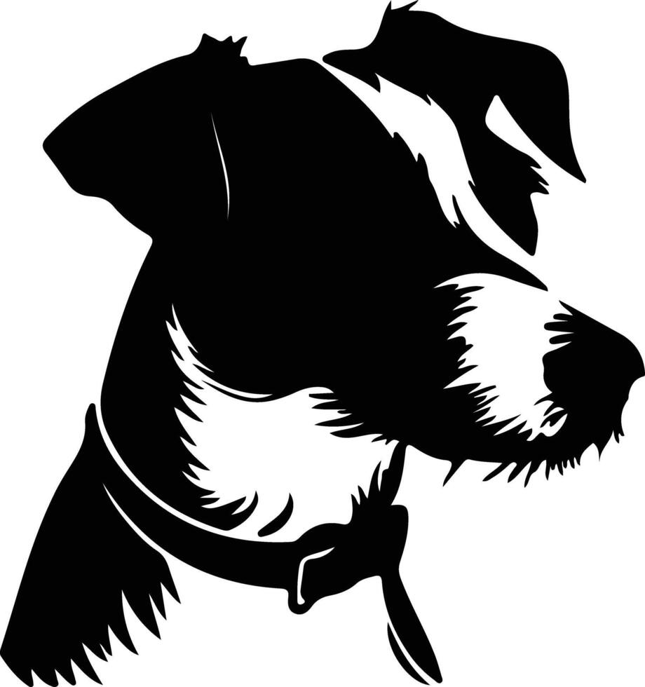 Jack russell terrier silhouette vettore