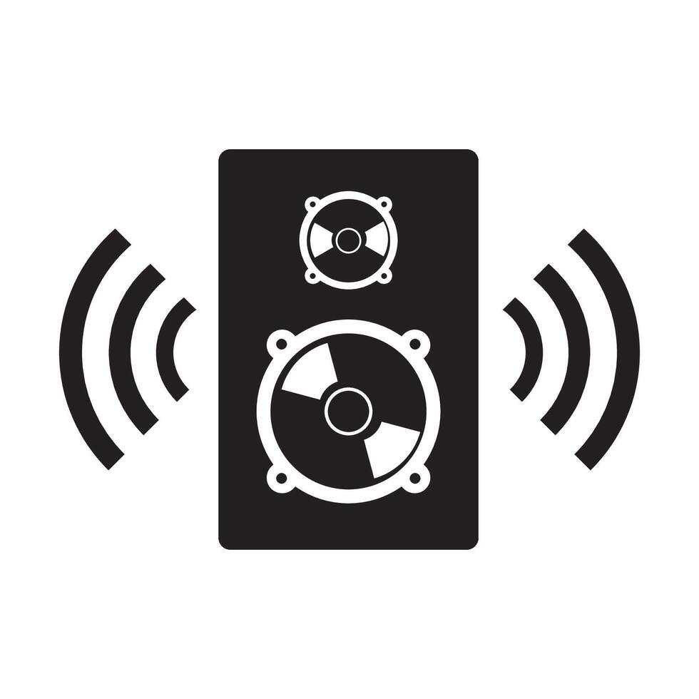 suono sistema icona logo vettore design modello