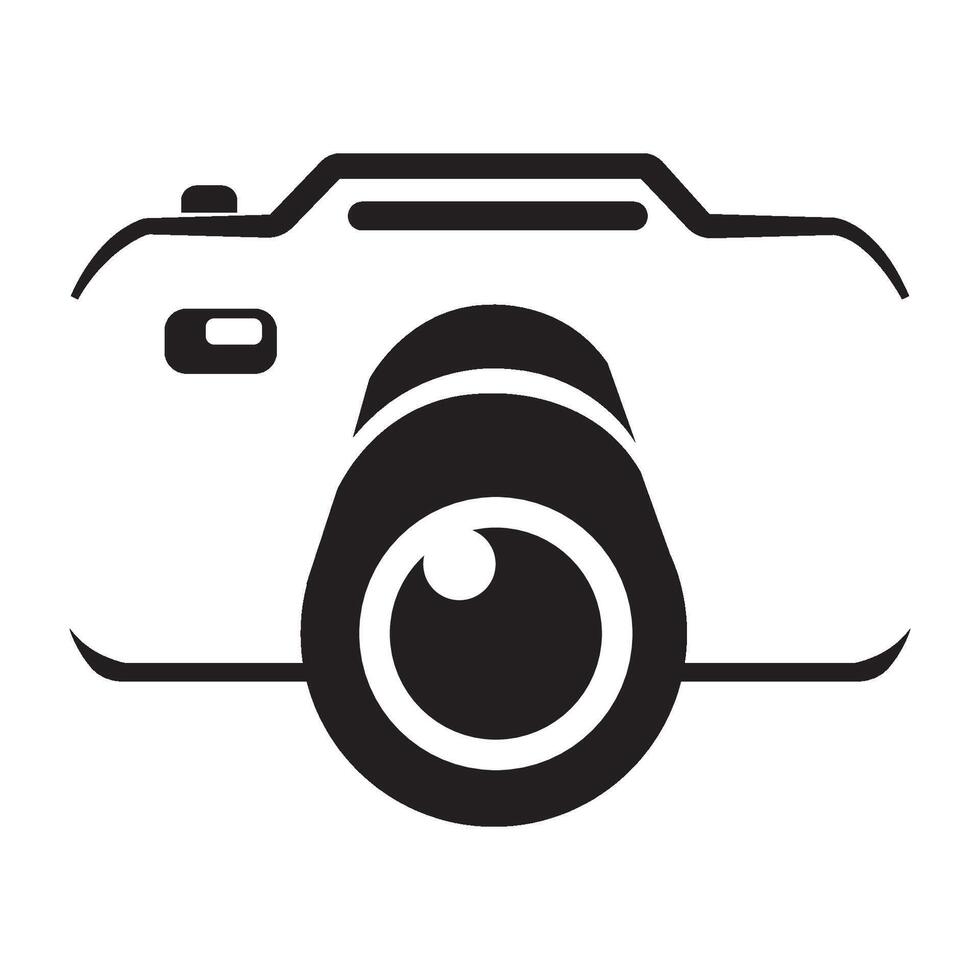 telecamera icona logo vettore design modello