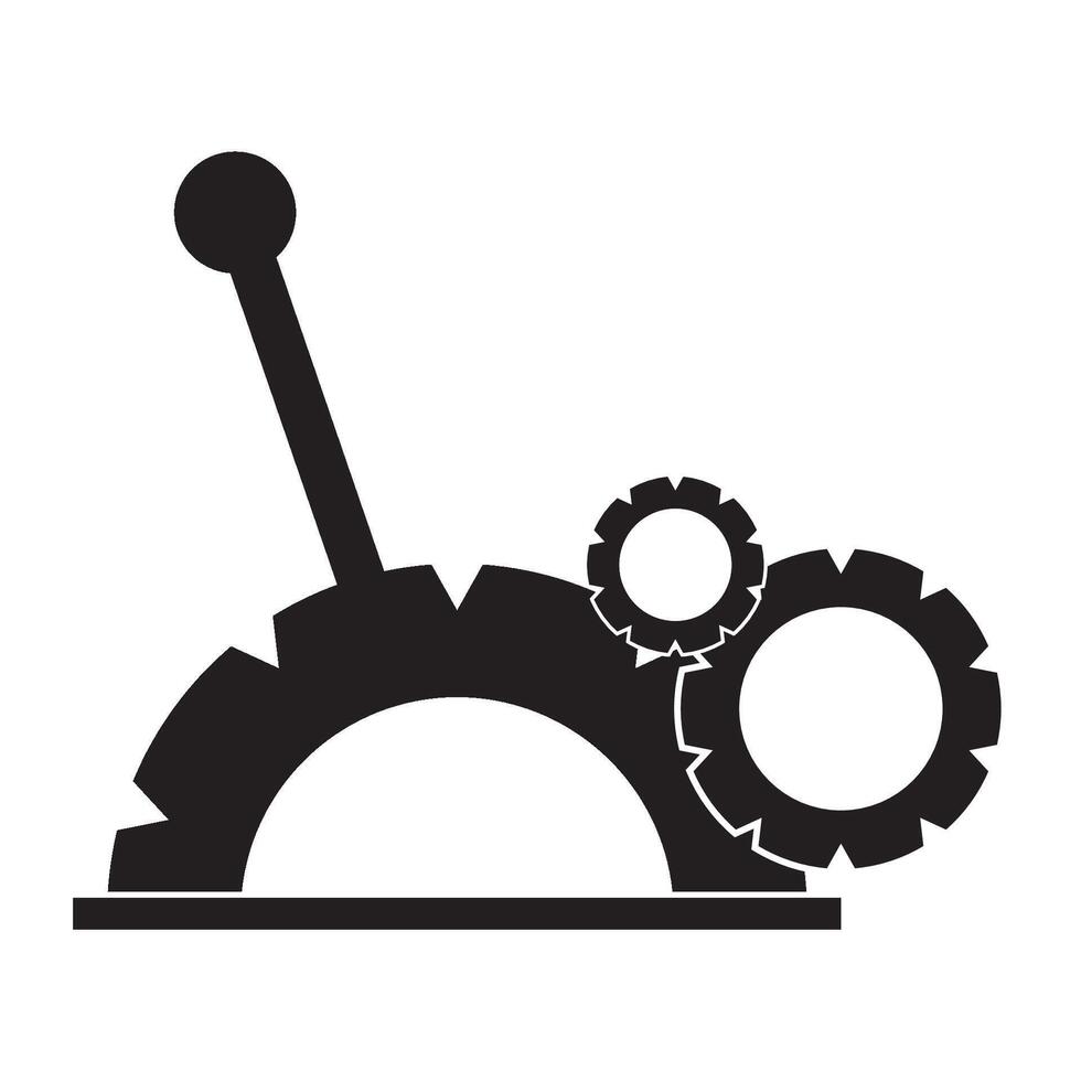 auto trasmissione icona logo vettore design modello