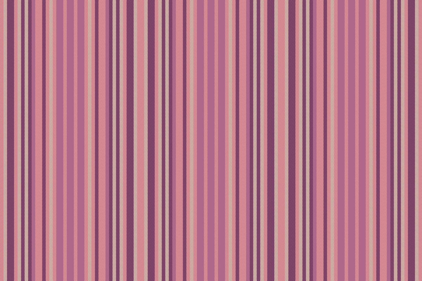 simpatico modello senza soluzione di continuità banda, di seta struttura tessile sfondo. ricco vettore tessuto verticale Linee nel rosa e rosso colori.