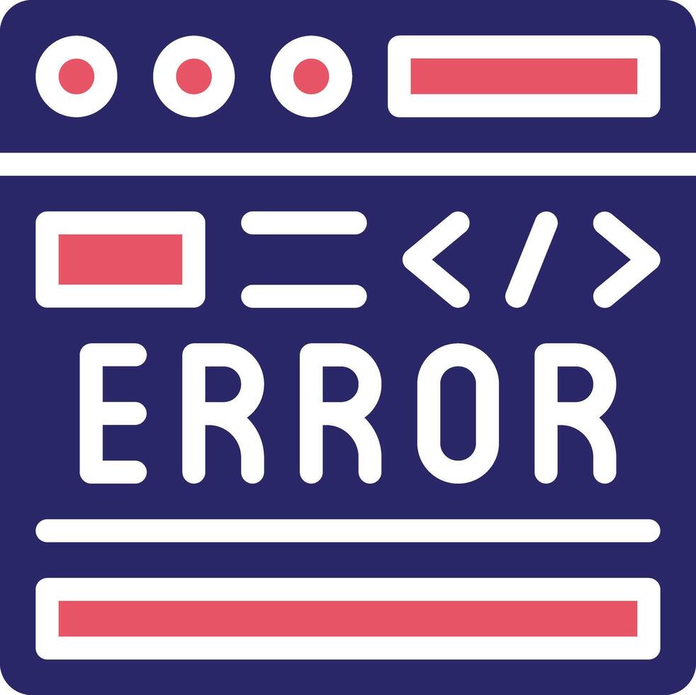 codice errore vettore icona