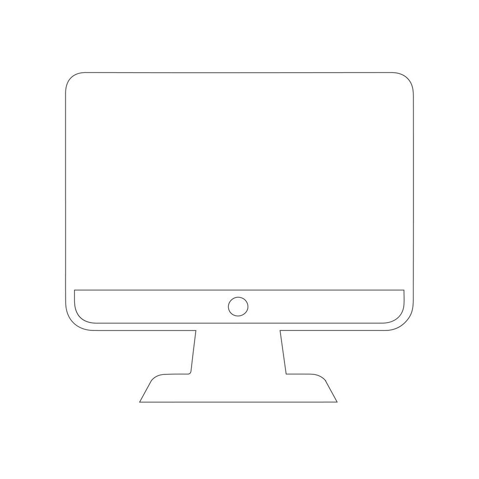 emblema di calcolo gadget e tecnologia. un' separare, piatto illustrazione. vettore illustrazione