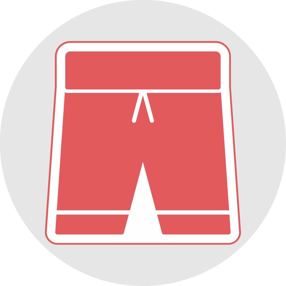 calcio pantaloncini glifo multicolore etichetta icona vettore
