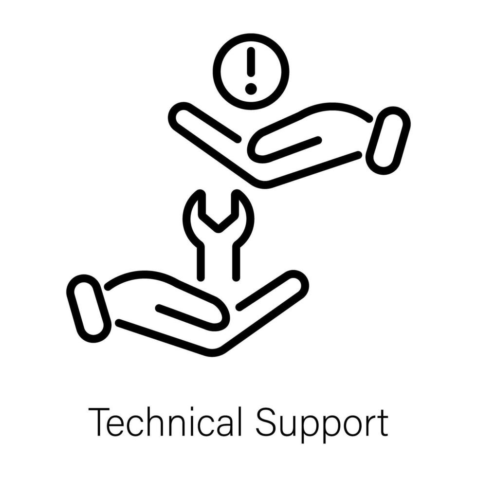 supporto tecnico alla moda vettore