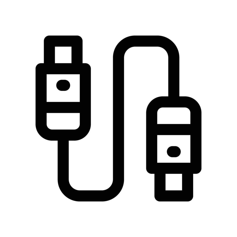 USB spina icona. vettore linea icona per il tuo sito web, mobile, presentazione, e logo design.